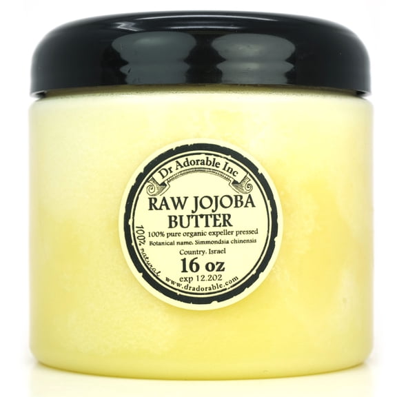 Dr Adorable - 16 oz - Jojoba Butter - Organic 100% Pure Raw