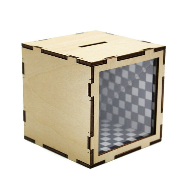 Caja de ahorros hecha a mano Coin Bank Magic DIY de PVC