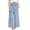 Blue#02, variant on Palazzo Pants for Girls Gingham Striped Culottes Flowy High Elastic Waist Wide Leg Casual Pants with Pockets Blue#02 12-13 Years