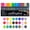 24-Color Suit, variant on Cross-border exclusive supply of dual-line contour pens, 48-color set, dreamy glitter metallic pens, colored markers, fluorescent markers