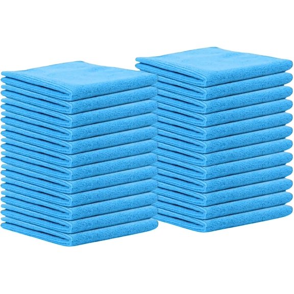 Microfiber Cleaning Cloth for Kitchen & households, Towels for Cars. (300gsm) (Pack of 50 Yellow)