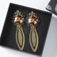 thumbnail image 3 of Minced flower Vintage Copper-Colored Lace Bookmarks: Stainless Steel Reading Accessories for Book Lovers - Set of 2, 3 of 5