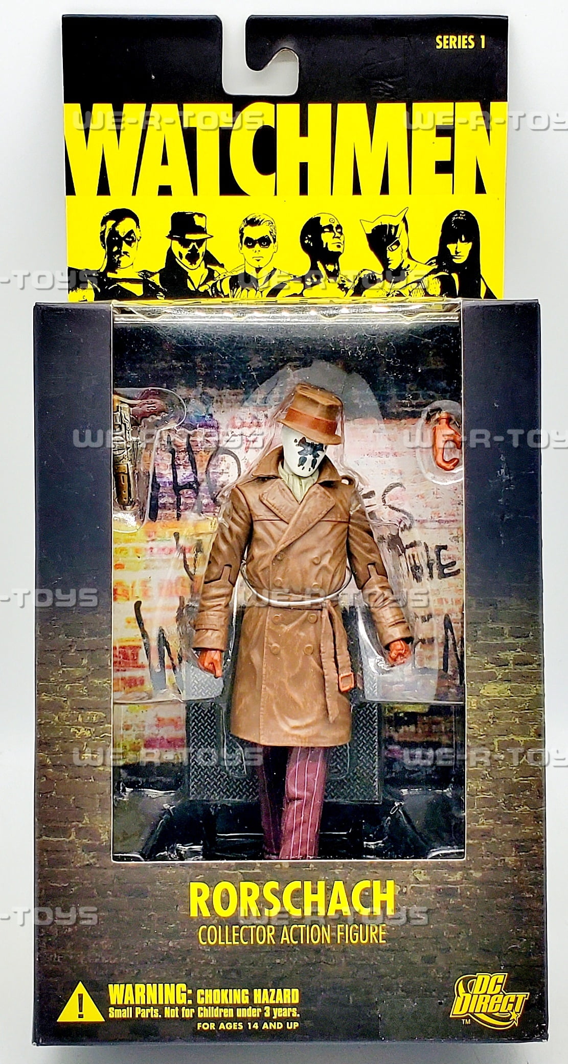 DC Comics Watchmen Rorschach Action Figure DC Direct 27587