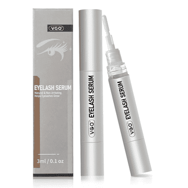 VGO Eyelash Serum, 3ml - Natural & Non - Irritating, Witness Longer and Thicker Lashes in 2 - 4 Weeks