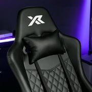 X Rocker Apex PC Gaming Chair with Massage Function and Footrest, Black