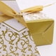 thumbnail image 3 of con cintas de regalo, bolsa de dulces, caja de pastel, decoración de fiesta, dorado, 50 piezas, 3 of 4