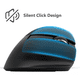 thumbnail image 3 of Mouse Inalámbrico Silencioso BLOOSOM Recargable 4000dpi negro, 3 of 5