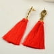 thumbnail image 3 of Moda Bohemia Pendiente Vintage Borla Larga Boho Retro Pendientes - Rojo Sunnimix Pendientes, 3 of 3