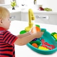 thumbnail image 4 of Fregadero de cocina de juguete HUOGUO con agua corriente para niños y regalo, 4 of 4