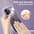 thumbnail image 7 of Casetego for iPhone 14 Pro Case,[Non-Yellowing] Transparent 360° Full Body Rugged Slim Shockproof Bumper with Built-in Screen Protector Phone Case,Clear, 7 of 7