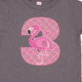 thumbnail image 4 of Inktastic 3rd Birthday Flamingo 3 Year Old Girl Girls Toddler T-Shirt, 4 of 5