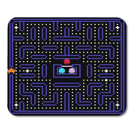 SIDONKU Geek 8 Bit Pixel Retro Arcade Game Old Video Classic 80S Robot Monster Mousepad Mouse Pad Mouse Mat 9x10 (Best Arcade Games Of The 80s)
