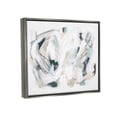 thumbnail image 3 of Stupell Industries Busy Abstract Lines Composition Painting Luster Gray Floating Framed Canvas Print Wall Art, Design by June Erica Vess, 3 of 6