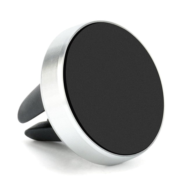 Soporte de montaje de clip de salida de aire de coche magnético Soporte de teléfono móvil interior Plata WDOplteas Para estrenar