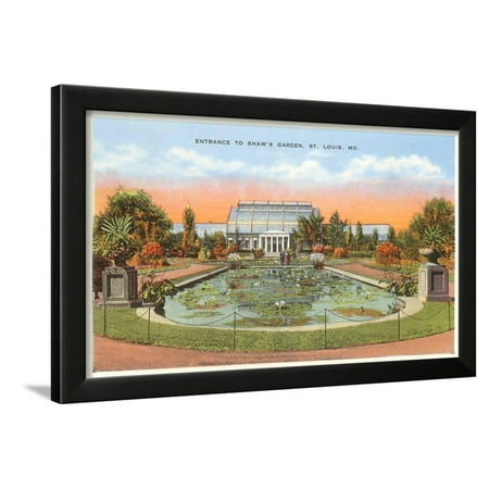 - Shaw's Garden, St. Louis, Missouri Framed Print Wall Art