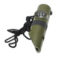 thumbnail image 1 of Silbato de supervivencia para acampar,Brújula con silbato y termómetro para supervivencia en acampada,Kit de lupa y linterna 7 en 1 para emergencias,Silbatos de supervivencia con cordón para, 1 of 8