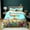 Color1, variant on 3 Pieces Number-Blocks Bedding Set Soft Breathable Comforter Set for Teen Lightweight Duvet Cover with 2 Pillow Shams