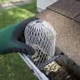 Gutter Guard Screen Rain Gutters Strainer Downspouts Mesh Debris Filter