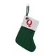 thumbnail image 1 of Green Embroidered Alphabet Knitted Christmas Stocking Gift Bag for Candy and Decorations, 1 of 4