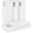 thumbnail image 1 of Paquete de 16 cajas de cartón kraft con cajón, 16,5 x 11,5 x 4,3 cm (6,5 x 4,5 x 1,7 pulgadas), ideales para envolver regalos, jabones, joyas, dulces, recuerdos de boda y mucho más. Color blanco., 1 of 9