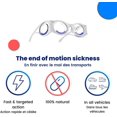 thumbnail image 2 of SHAR Glasses - Silver - Anti Motion Goggles - Original Boarding Ring Technology Against Motion Sickness and Seasickness, 2 of 4