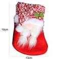 thumbnail image 6 of kiskick Festive Christmas Tree Pendant with Lanyard: Plush, Anti-Fade - Faceless Elder Decoration Cloth - Creative Rudolf Design - Gift Sock for Home, 6 of 8