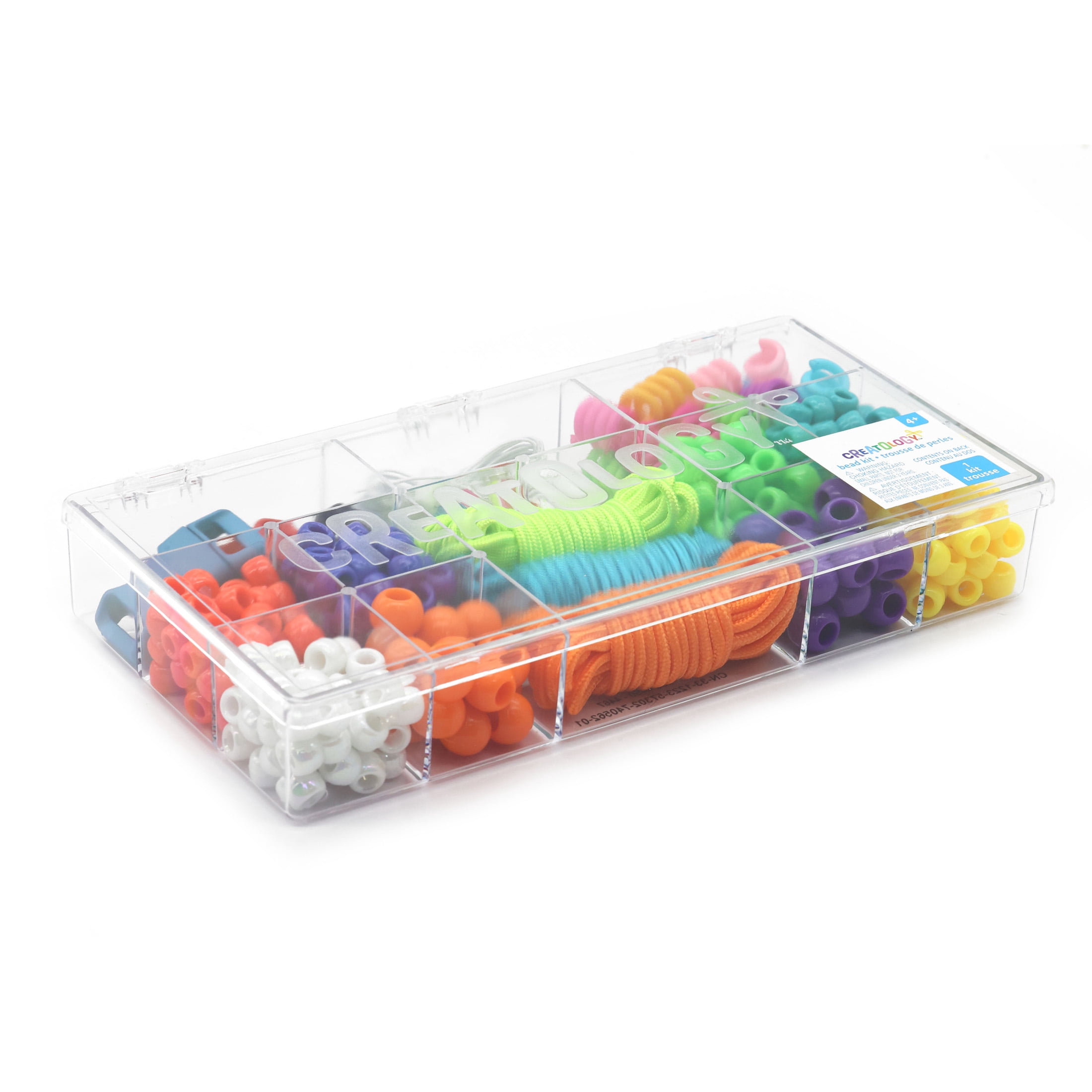 Sports Paracord Bead Kit by Creatology – Assorted Beads - Charms - Braided Ropes & Cord for Kids’ Jewelry & DIY Crafts - 12 Pack