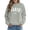 A-Dark Gray3046, variant on Wxolcjlv Paris Letter Print Sweatshirt for Women Crew Neck Cut Sweatshirts