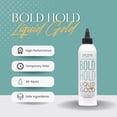 thumbnail image 4 of Gel de encaje sin pegamento The Hair Diagram Bold Hold Gold, 120 ml, 4 of 7