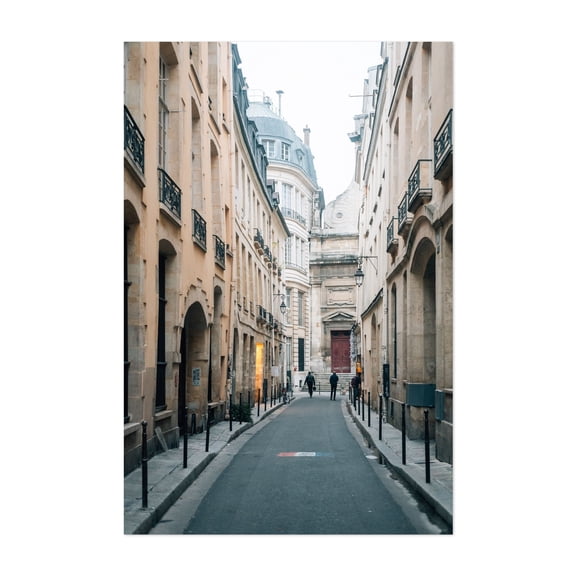 Narrow Marais - Paris Île-de-France France Photography Unframed Wall Art Print 5 x 7 inches