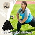 thumbnail image 7 of 10 Pcs 100% Cotton Bra Liners for Boob Sweat, 18-Inch 3-Layer Under Bra Sweat Pads, Washable Absorbent Anti-Chafing Underwire Liners for Women, M Black, 7 of 7
