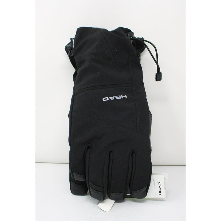 Head Unisex Ski Gloves with Pocket and Touchscreen Technology (Black,  X-Large)
