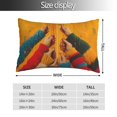 thumbnail image 2 of Disketp Colorful Sweaters And Strings Throw Pillow Case Cushion Covers,Cushion for Bedroom,Couch,Home-14"x20", 2 of 6