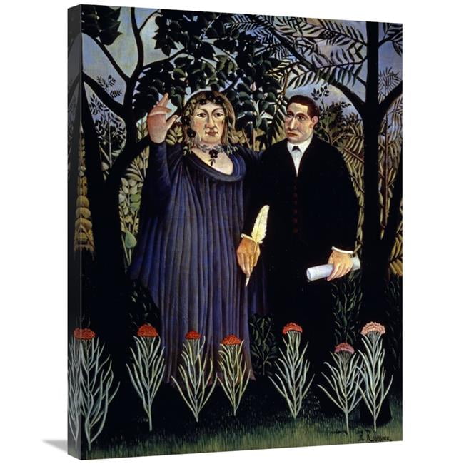 Rousseau Flowers Poet Design Canvas Print Picture Painting Frame Home Furnishings 