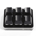 thumbnail image 2 of 6 Key Customizable Shortcut Keyboard Black, 2 of 5