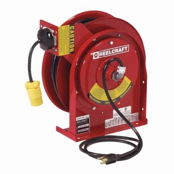 Retractable Cord Reel with 45 ft. Cord 1-Outlet 12/3 L 4545 123 3SB