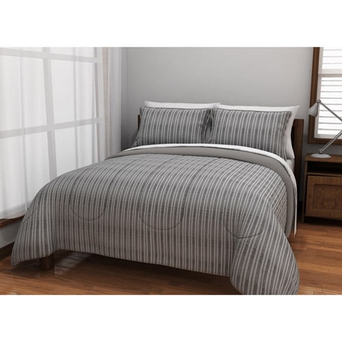 American Original Solid Grey Corduroy Complete Bedding Set Bed In American Original Solid Grey Corduroy Complete Bedding Set Bed In A Bag