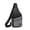 Grey, variant on Crossbody Bag Sling Backpack Lightweight Water-Resistant,Headphone Hole Adjustable Strap,for Men Women,for Daily Use Travel Outdoor