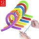 thumbnail image 2 of Super Z Outlet Stretchy Jelly String Fideos de goma gruesa juguetes sensoriales establecidos para relajantes Favores y premios de fiesta de cumpleaños relajantes (12 paquete) Super Z Outlet Juego Elástico Para Niños, 2 of 2