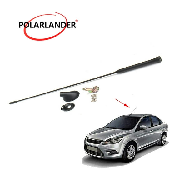 Antenna/Aerial Replacement For Ford/Focus 2000-2007 Mast Auto Kit Aerial Car Roof Tool 54cm / 21.5" Black with Base