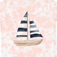 thumbnail image 4 of Inktastic Blue Striped Sailboat Nautical Boys or Girls Toddler T-Shirt, 4 of 5