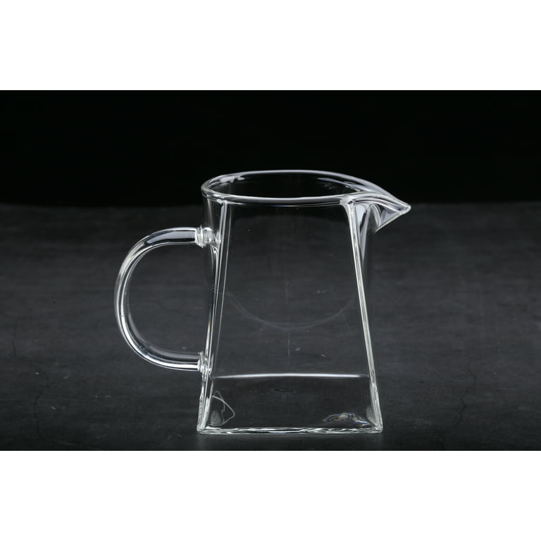 Classic Glass Creamer Pitcher Milk Pourer 4oz Small Glass Pitcher