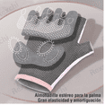 thumbnail image 2 of Guantes Gym Tacticos Pesas Crossfit Gimnasio Gris Fluido Rosa M, 2 of 5