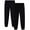 Black/Black Ink, variant on Boys Sweatpants - 2 Pack Cozy Fleece Joggers for Boys with Drawstring Waistband (Size: 8-20)