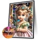 thumbnail image 5 of Pintura de diamante 5D DIY taladro redondo completo Lolita niña decoración del hogar 30x40cm, 5 of 9