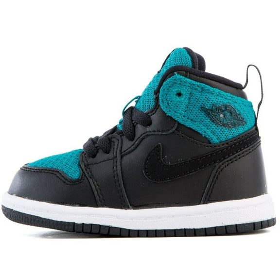 Toddler's Jordan 1 Mid Retro High GT Blk/Met Gold-Rio Teal (705324 001) - 5