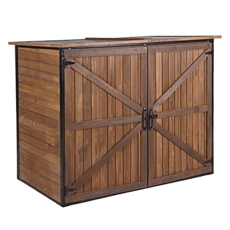 Homall Large 260 Gallon Outdoor Storage Deck Box, HDPE Plastic