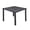 Grey / Black, variant on Romig Trek 48 in. Large Square Breakroom Table- Cherry Top, Black Legs