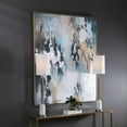 thumbnail image 6 of Uttermost Stormy Coastal Canvas and Wood Seas Hand Painted Canvas in Blue, 6 of 7