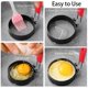 thumbnail image 4 of 4 PCS 3.5inch Egg Rings Set with Silicone Handle, Round Mold, 4 of 5